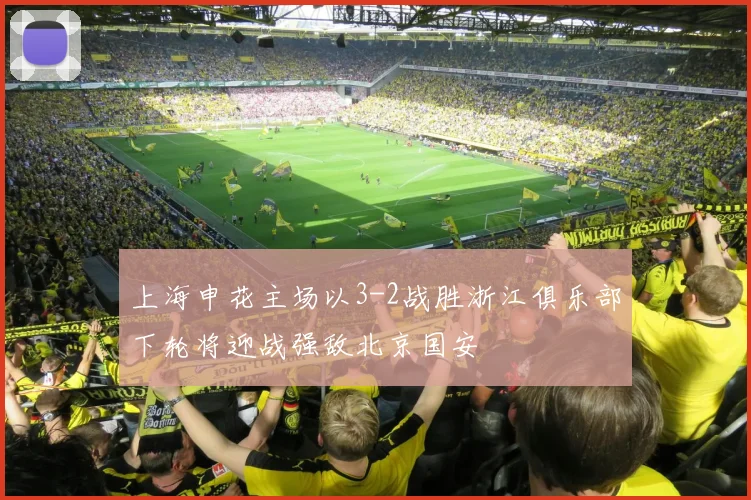 上海申花主场以3-2战胜浙江俱乐部下轮将迎战强敌北京国安